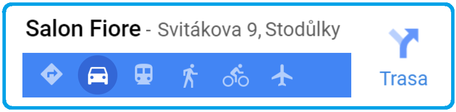 google navigace - obla
